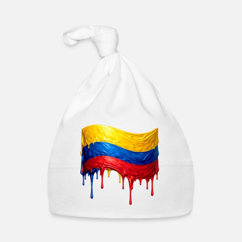 Drapeau colombien tombe Bonnet bio Bébé