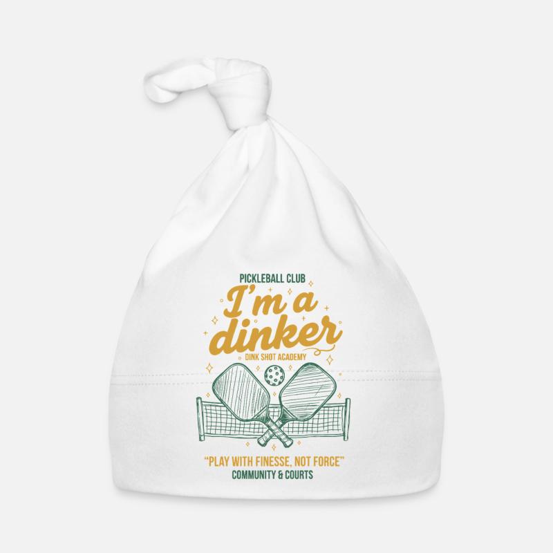 Pickleball-Witzbold Ich bin ein Dinker-Liebling Baby Bio-Mütze