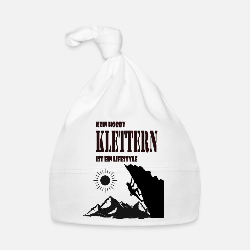 Kein Hobby Klettern Ist ein Lifestyle Baby Bio-Mütze