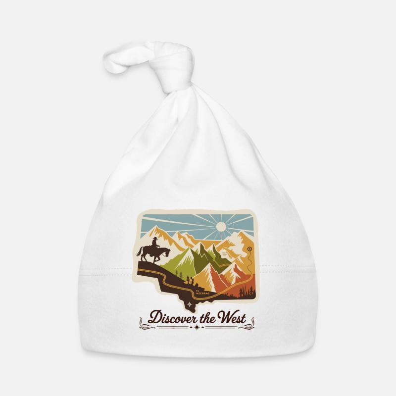 Découvrez l’autocollant West Mountain Bonnet bio Bébé