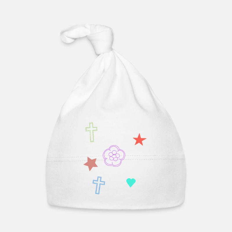 Étoile de la Fleur Croix Bonnet bio Bébé