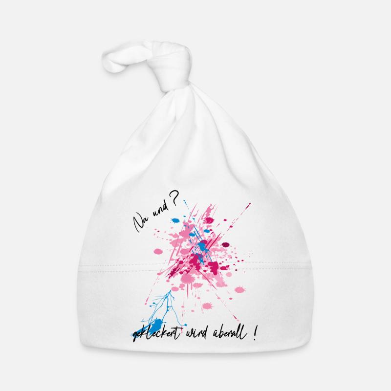 Farbklecks Baby Bio-Mütze