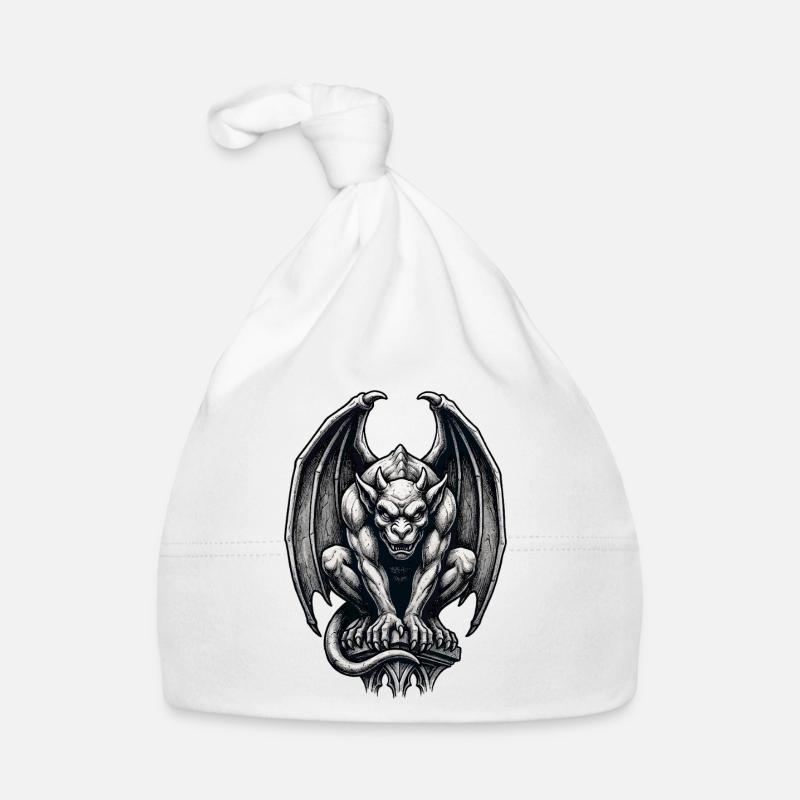Vintage Gargoyle Organic Baby Cap