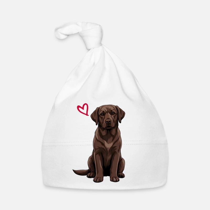 Brauner Labrador Retriever, Brauner Labrador Baby Bio-Mütze