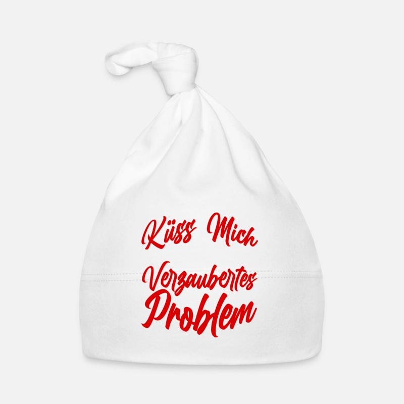 Küss mich ich bin ein verzaubertes Problem Baby Bio-Mütze