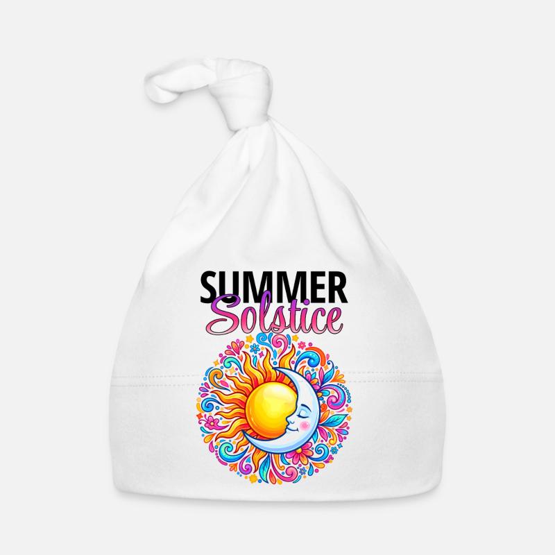 Litha Pagan Solstice d’été Midsommar Bonnet bio Bébé