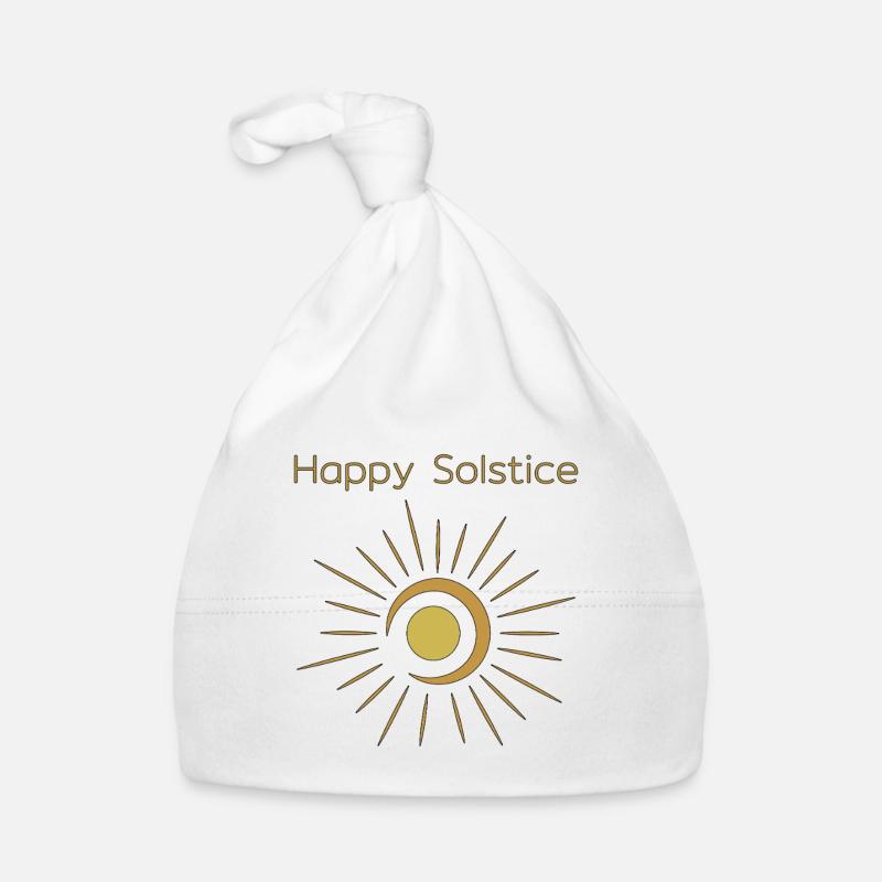 Litha Pagan Summer Solstice Midsummer Midsommar Organic Baby Cap