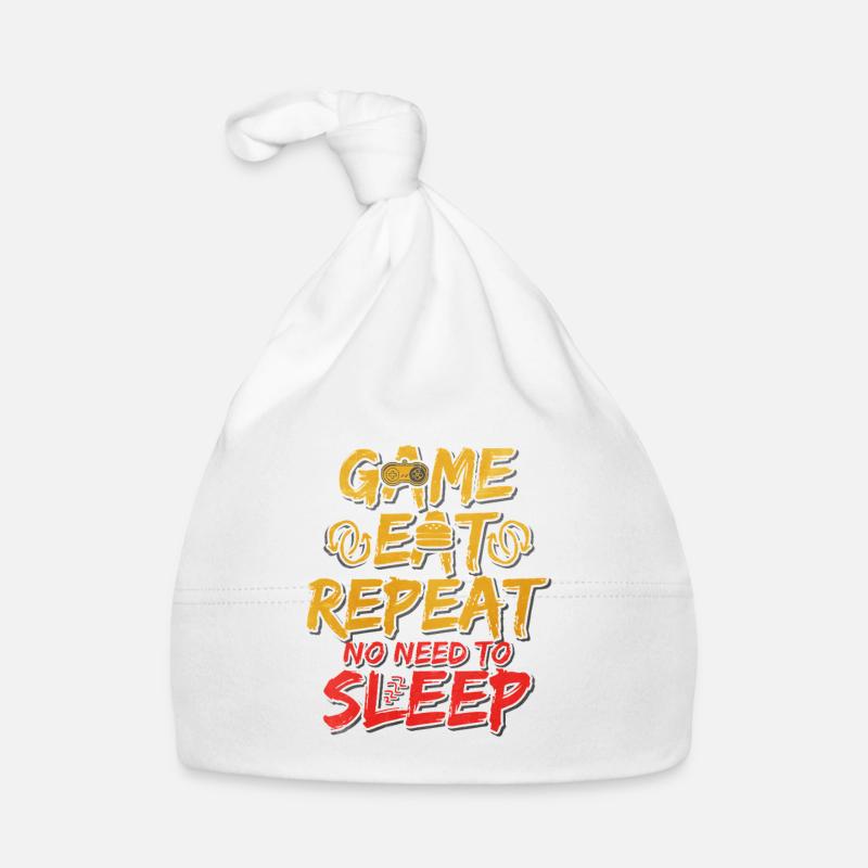 Game Eat Repeat – LAN Party Mode Bonnet bio Bébé