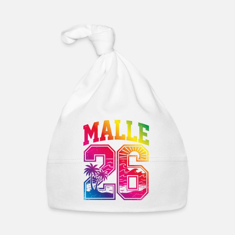 Malle 2026 Maillot Multicolore Bonnet bio Bébé