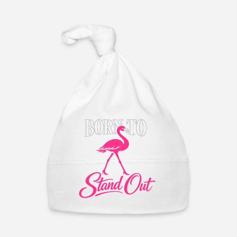 Déclaration du flamant rose Bonnet bio Bébé