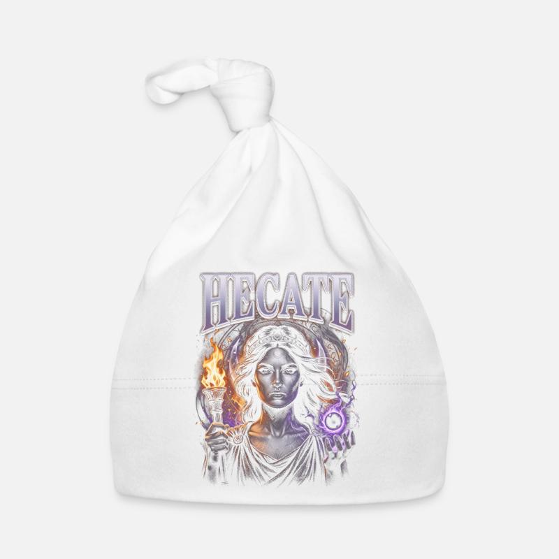 Hecate Fire Magic Gothic Organic Baby Cap