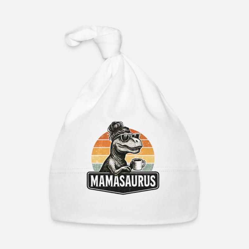 Mamasaurus Mama Mutter Geschenkidee Humor Lustig Baby Bio-Mütze