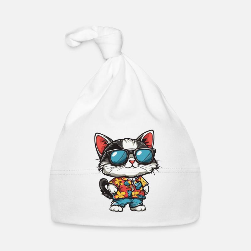 Vacances de la bande dessinée des chats Bonnet bio Bébé