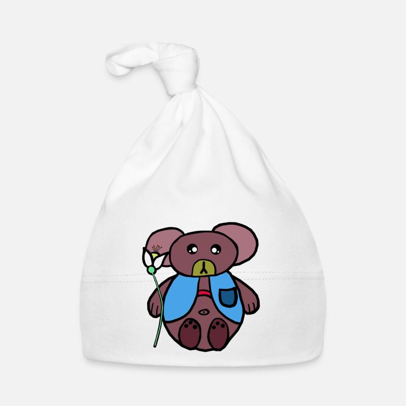 Teddy Teddybär Kinder Kind Bär Bären Baby Bio-Mütze