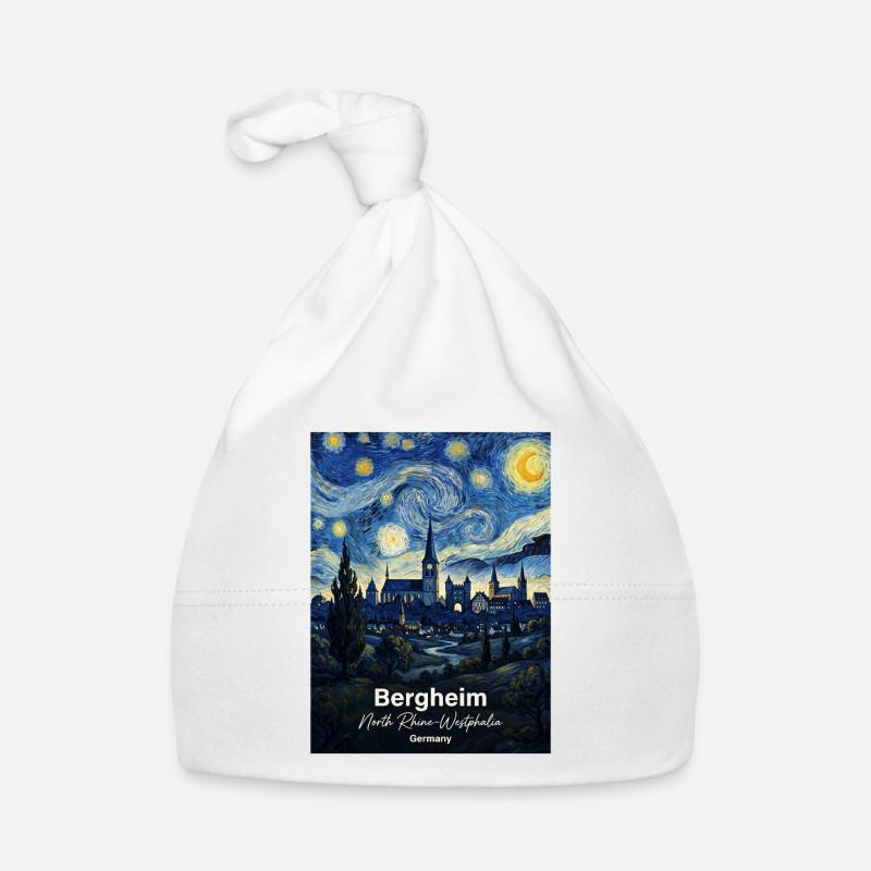 Bergheim Germany Starry Night Organic Baby Cap