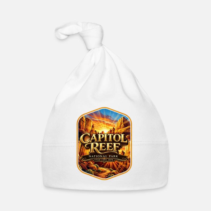 Capitol Reef Sonnenuntergang Patch Baby Bio-Mütze