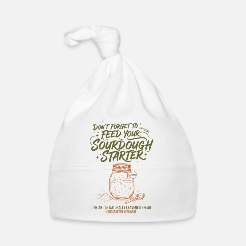 sourdough Starter Bread Baking Baker Era Local Organic Baby Cap
