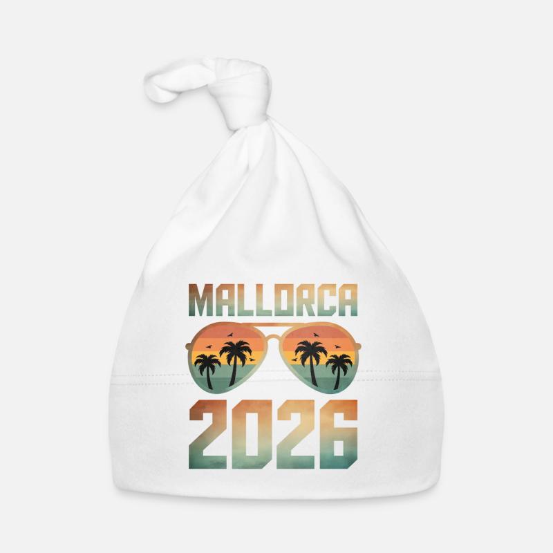 Mallorca 2026 Baby Bio-Mütze