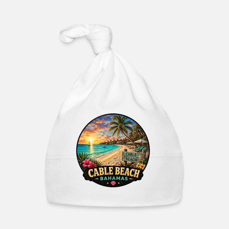 Vacances à la plage à câble croisière dans les Caraïbes de Nassau Bonnet bio Bébé