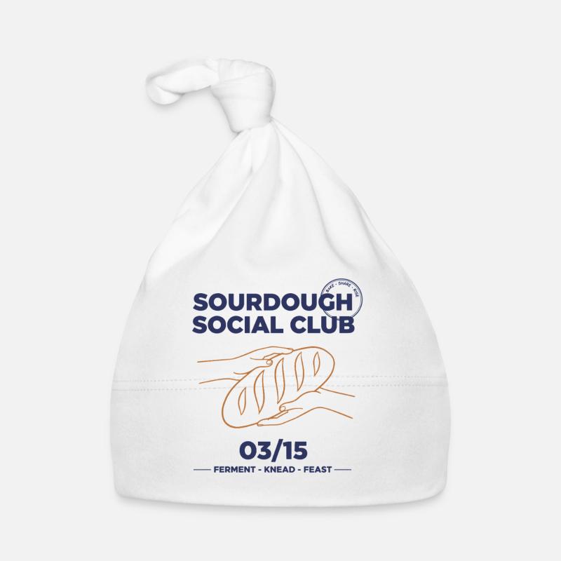 Sourdough Bread Baking Baker Social Club Baby Bio-Mütze