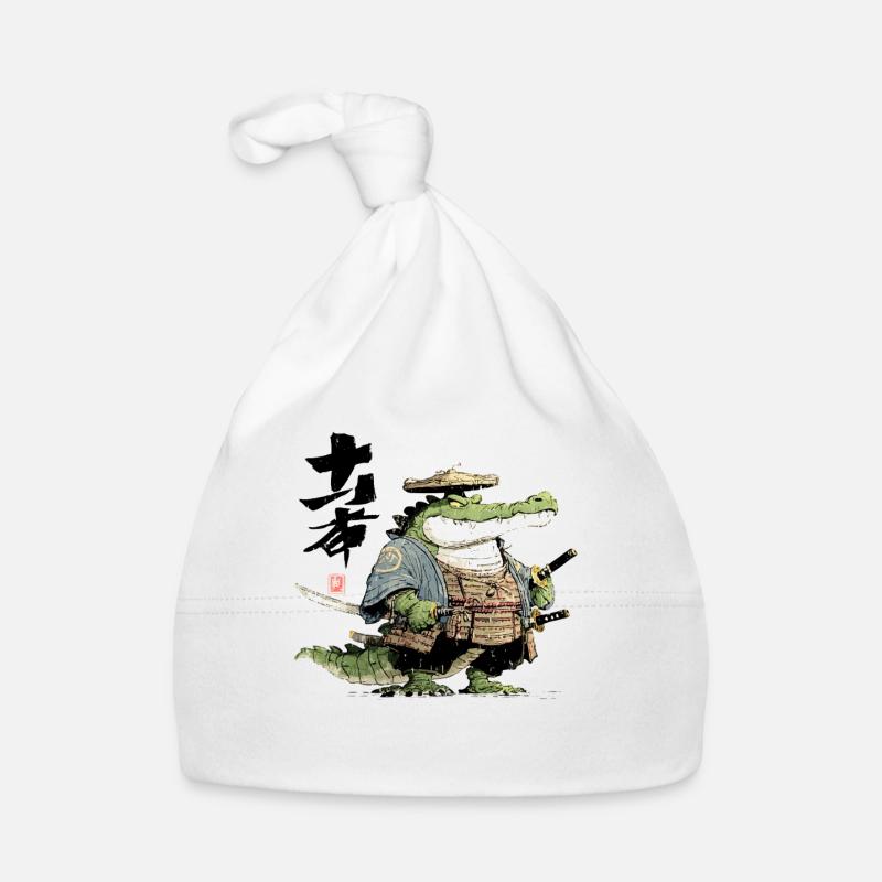 Duelliste samouraï alligator Bonnet bio Bébé