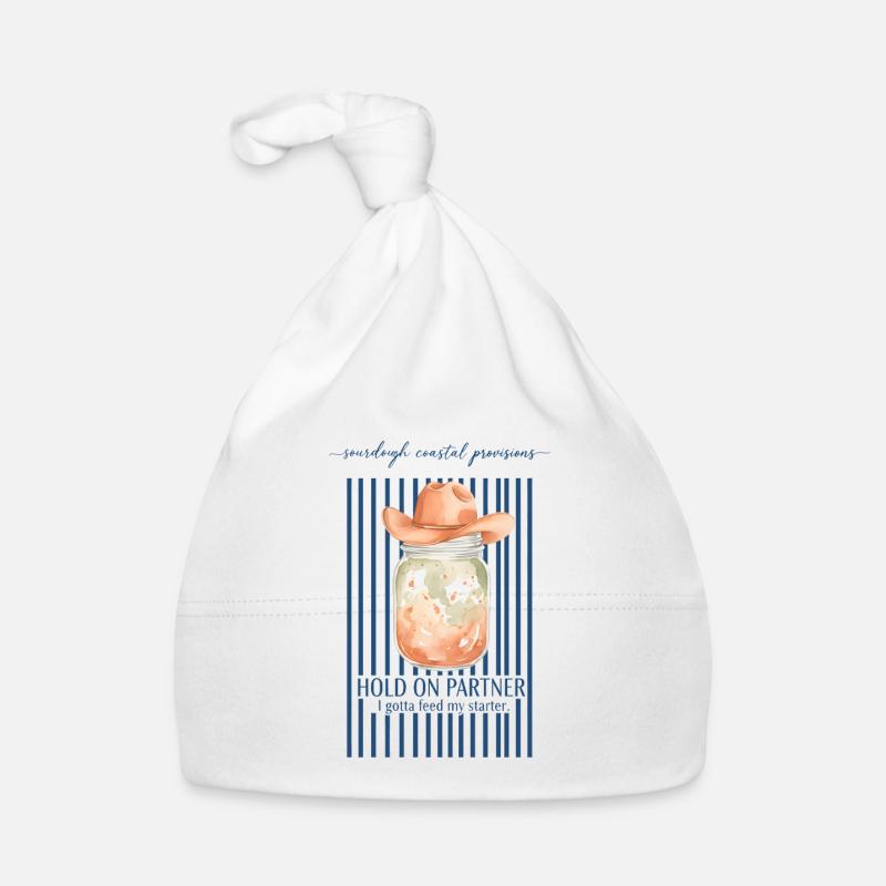 Sauerteig, warte, Partner. Füttere meinen Starter-Brot Baby Bio-Mütze