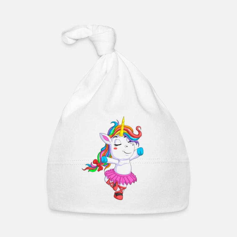 Ballet Unicorn Cute Dancing Ballerina Gift Organic Baby Cap