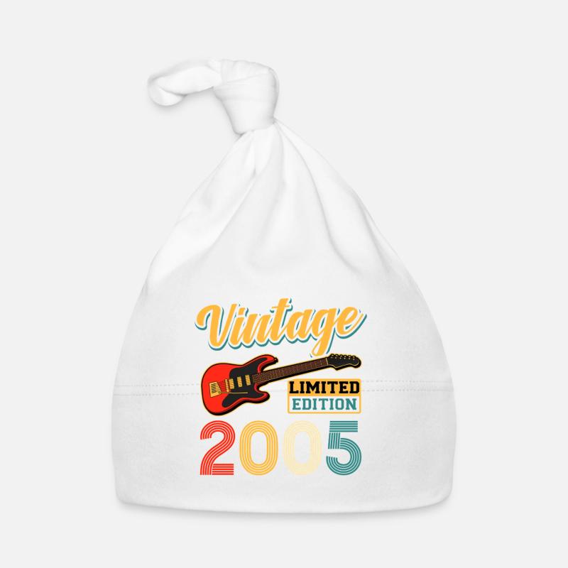 Vintage 2005 édition limitée graphique de guitare Bonnet bio Bébé