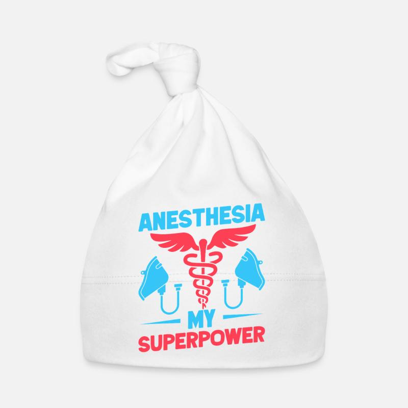 Anesthesiologist My Superpower Anesthesia Baby Bio-Mütze