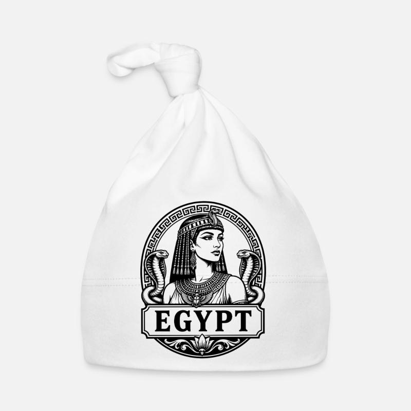 Pyramides de la reine du Nil de Cléopâtre Égypte Bonnet bio Bébé