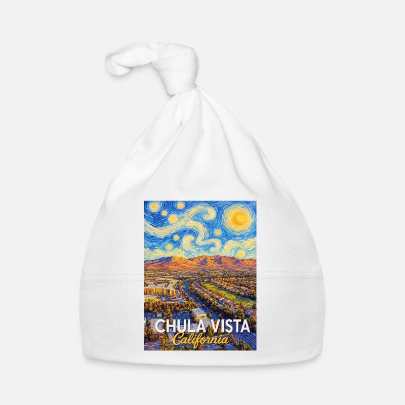 Chula Vista California Starry Night Organic Baby Cap