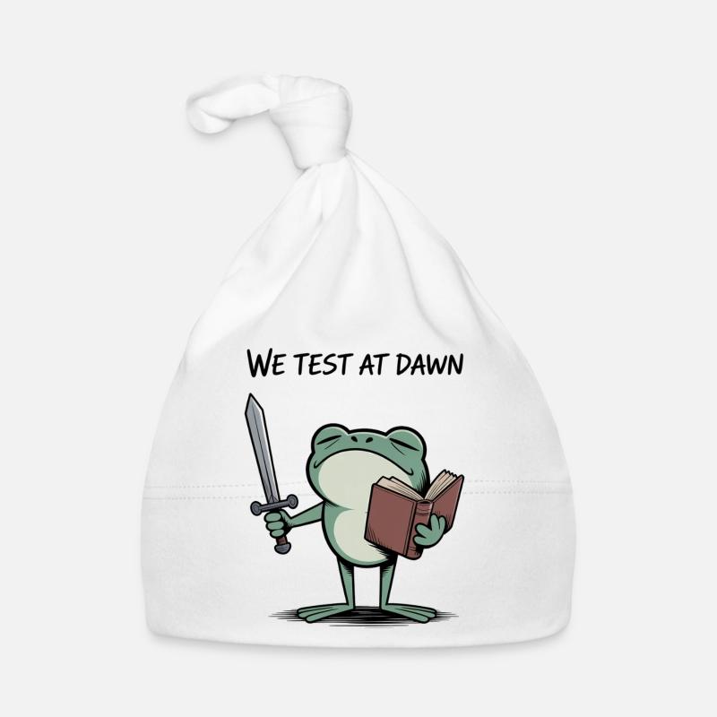Wir testen beim Dawn Frog Knight Reading Baby Bio-Mütze