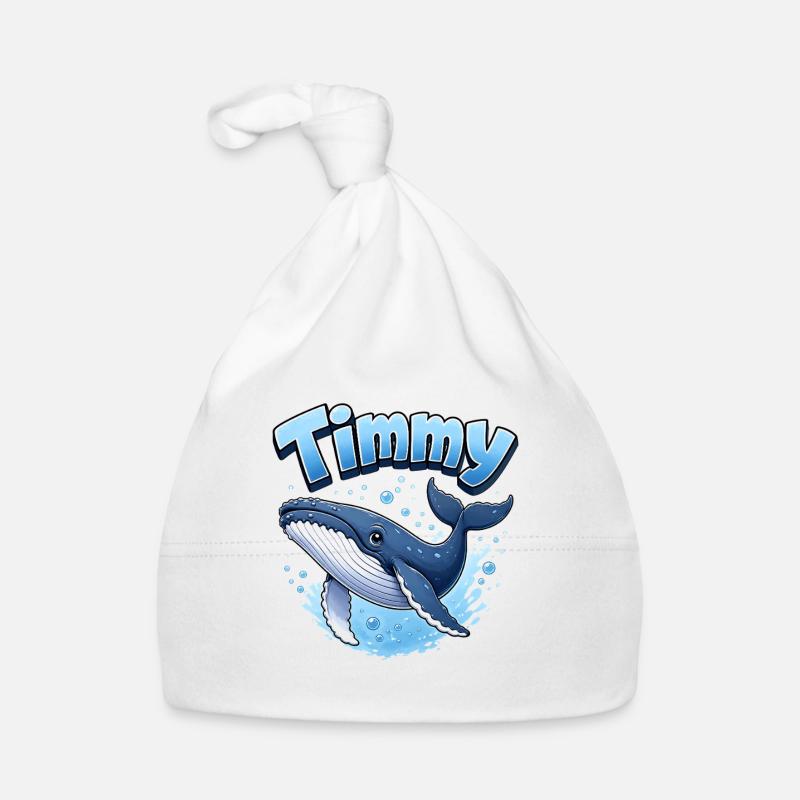 Timmy - der Ostsee-Wal: Süßer Buckelwal Baby Bio-Mütze