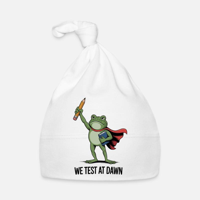 Héros de la Grenouille de Test de l’Aube Bonnet bio Bébé