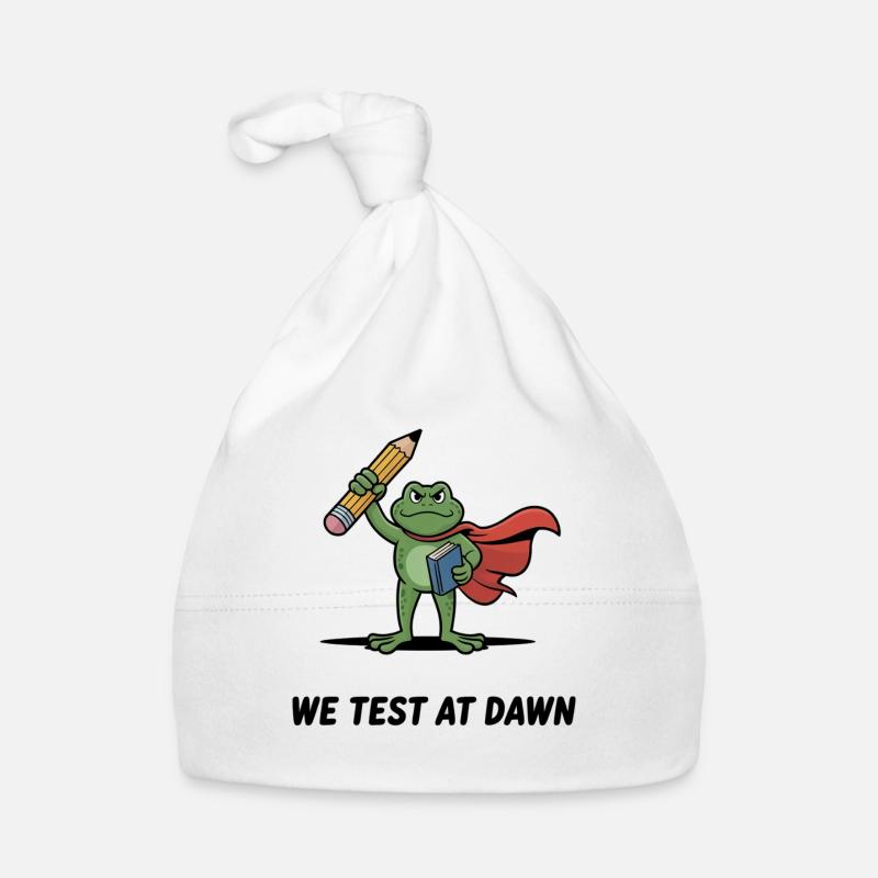 Héros de la Grenouille de Test de l’Aube Bonnet bio Bébé