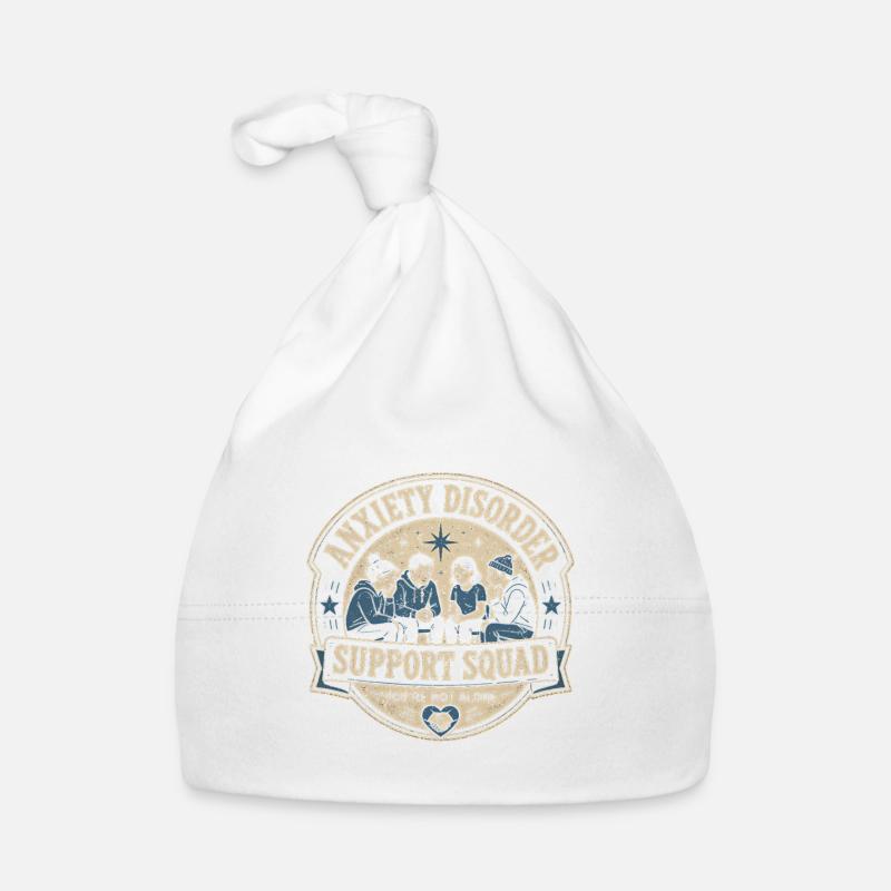 Anxiety Disorder Anxiety Disorders Support Squad Organic Baby Cap