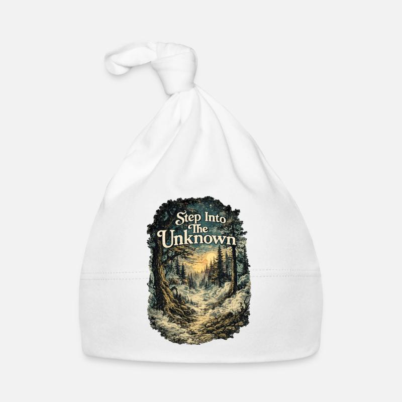 Step Into The Unknown Adventure Forest Nature Organic Baby Cap