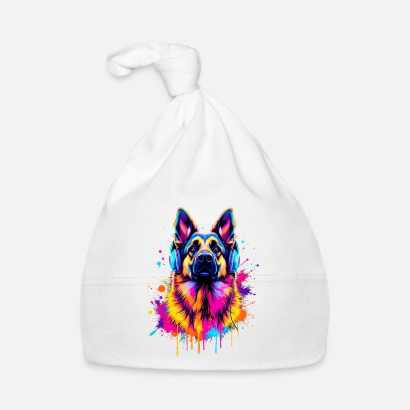 German Shepherd Organic Baby Cap