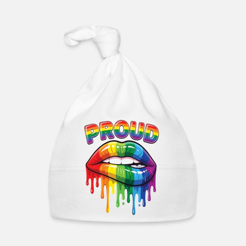 Pride Month LGBT - Proud! Organic Baby Cap