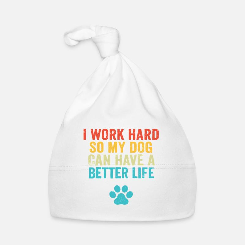 Dog Lover Hustle Tee Organic Baby Cap
