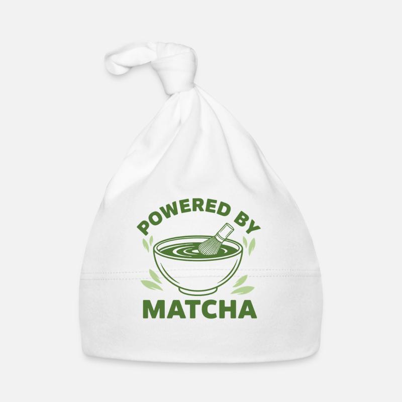 Propulsé par le thé vert matcha Matcha Latte Lover Bonnet bio Bébé