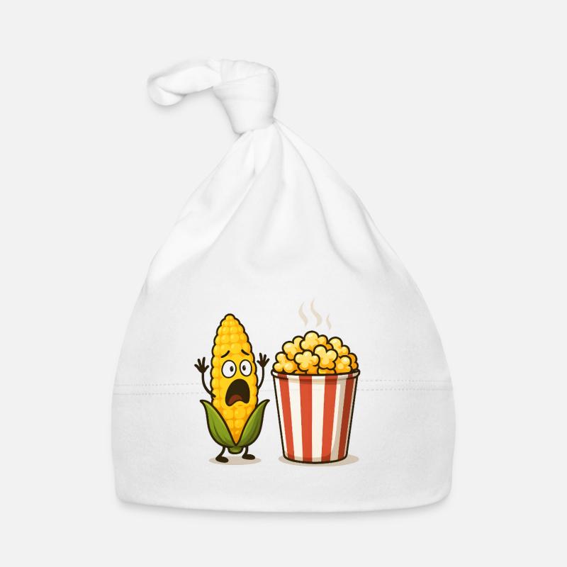 Schockiertes Mais-Popcorn Baby Bio-Mütze