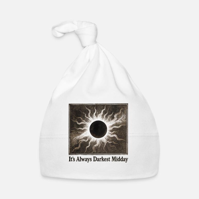 Darkest Noon | Solar eclipse Organic Baby Cap