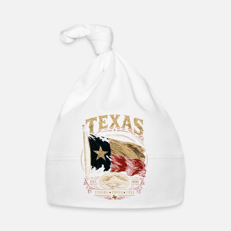 Texas Flag Pride: Stark & Free Baby Bio-Mütze