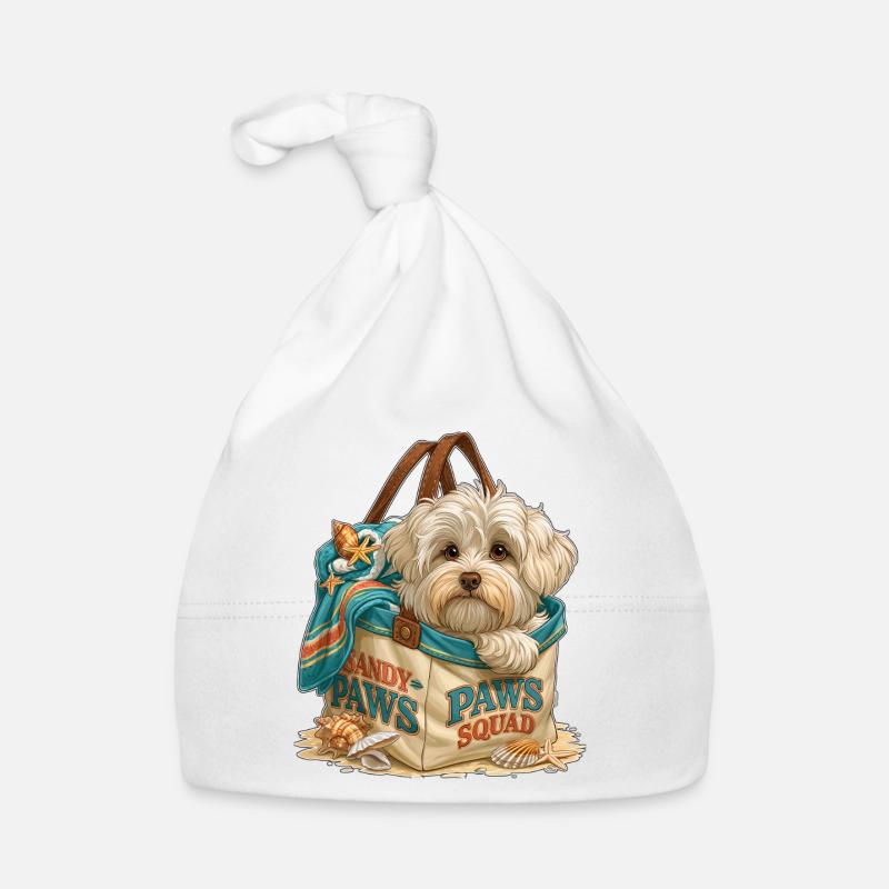 Petit de plage de l’équipe Sandy Paws Bonnet bio Bébé