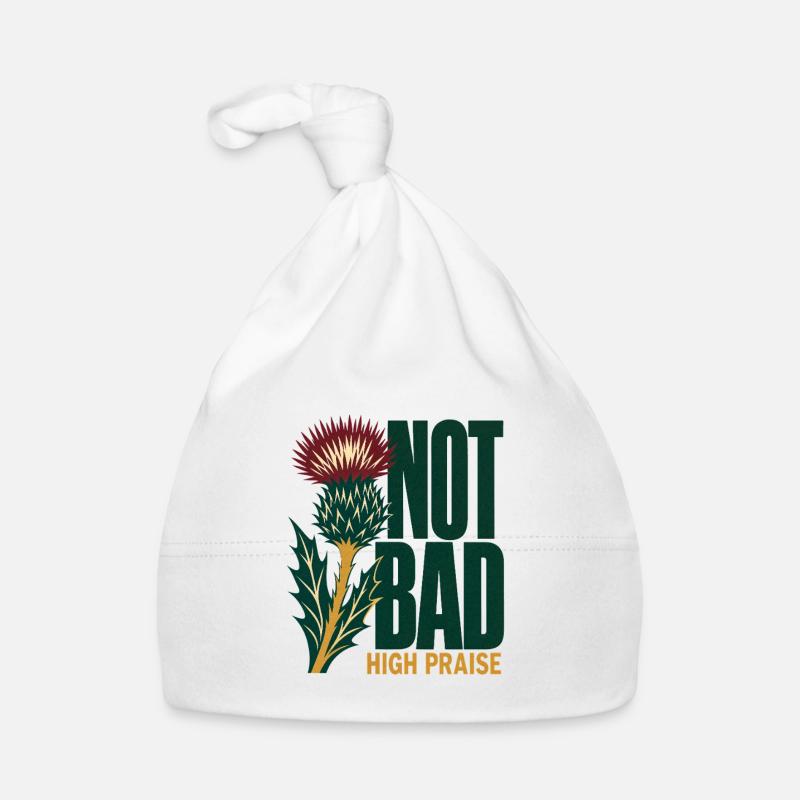 Humour sec écossais Pas mal Haut Compliment Chardon Bonnet bio Bébé