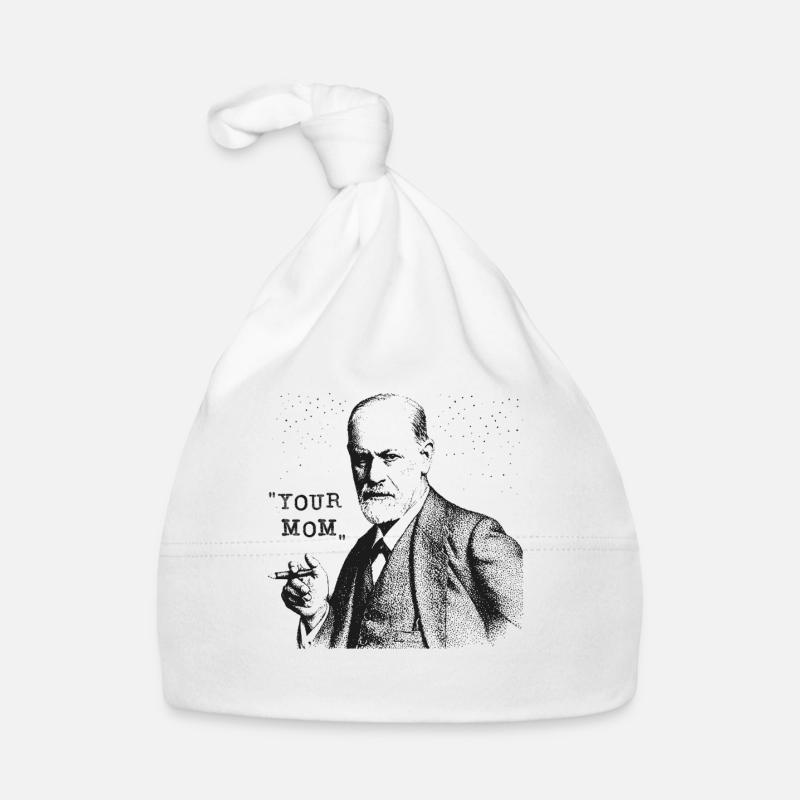 Your Mom - Siegmund Freud Statement Baby Bio-Mütze