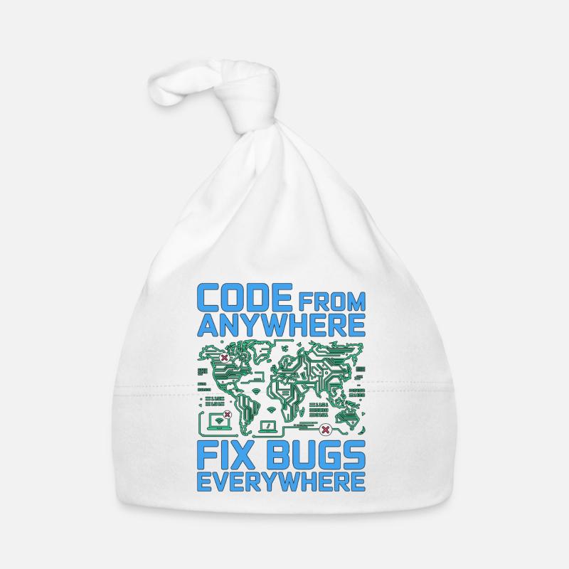 Remote Developer Code From Anywhere Remote Tech Baby Bio-Mütze