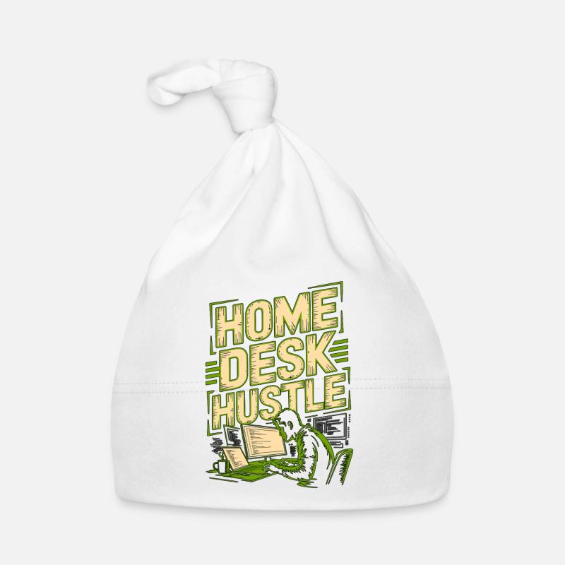 Remote Developer Home Desk Hustle Remote Coder Baby Bio-Mütze