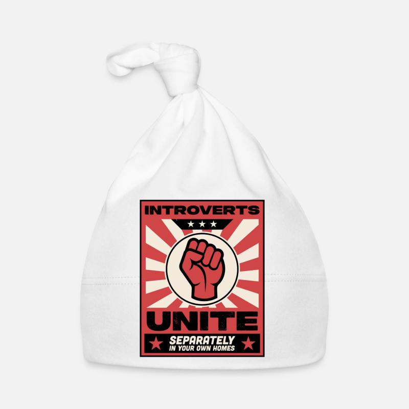 Introverts unite Organic Baby Cap